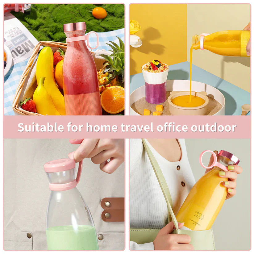 Portable Juicer Bottle: Perfect for Home, Office, Travel & Outdoor Use